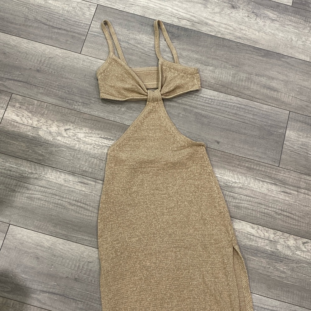 Knitted maxi dress